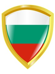 Golden emblem of  Bulgaria