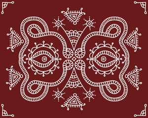 Folk, tribal Designs, Motif, wall painting