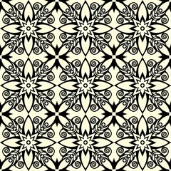 Foto op Canvas ornate seamless pattern, vector illustration © Andriy Zholudyev