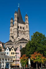 Obraz premium Eglise Saint-Martin de Cologne en Allemagne