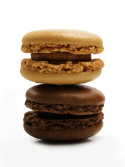 macarons café chocolat