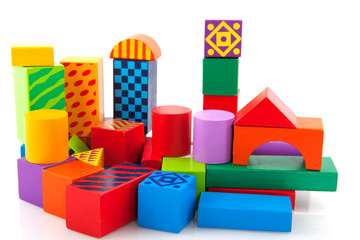 Wooden toy blocks