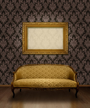 Classic sofa and frame