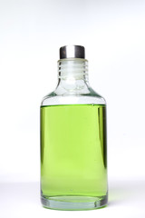 bote de gel verde
