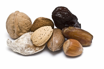 Frutos y fruta seca.