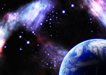 宇宙空間のイメージ