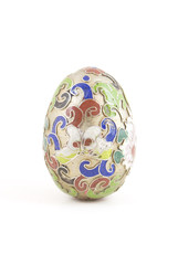 Decorated Metal Egg