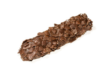 chocolat sur fond blanc