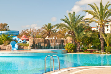 hotel and pool