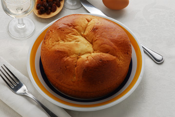 Torta gialla - mandorle carote grappa farina gialla - Veneto