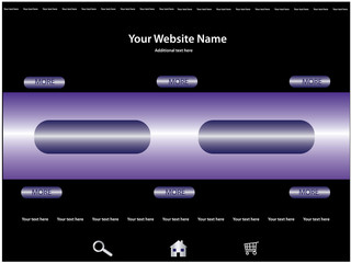Website design template