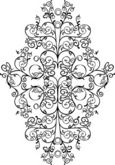 openwork black stripe