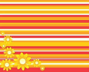 Decorative background with flowers