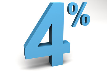 cuatro por ciento