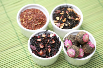 Various Tea Leaves