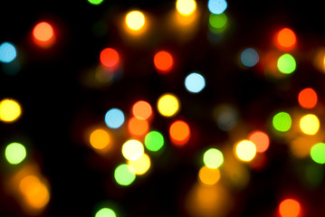 Christmas lights background