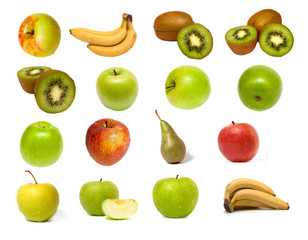 set of fruits