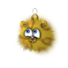 Fur-tree toy - a small tige