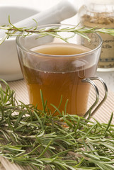 Herbal tea. Rosemary.
