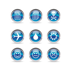 Collection of pictos glossy