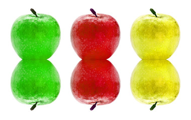 Decoración con manzanas