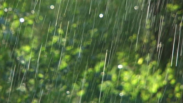 Strong rain