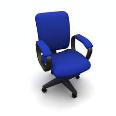 Fototapeta premium Office Chair Blue