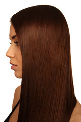 girl with long beautiful hair