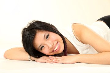 Obraz premium Beautiful Young Asian Woman