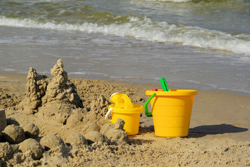 Fototapeta na wymiar Zabawki plaży - plaża zabawki 06