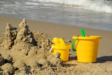 Fototapeta na wymiar Strandspielzeug - beach toy 08