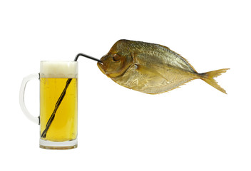 beer and kipper