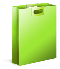 Grüne Einkaufstasche