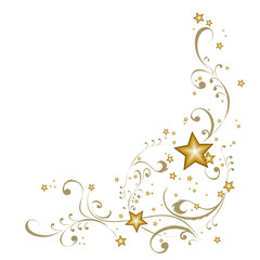 Dekoratives Ornament mit Sternen