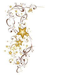 Dekoratives Ornament mit Sternen