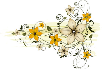 Floral abstract background for design.