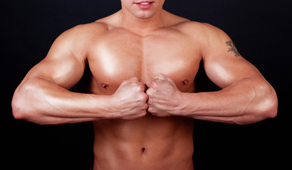 Fototapeta premium Picture of athletic torso