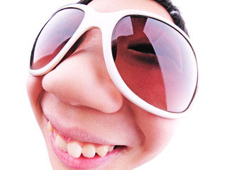 kid on the sunglasses