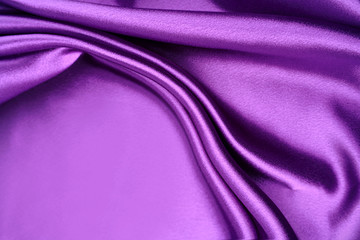 Purple silk fabric