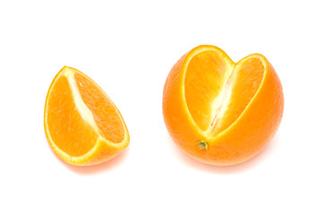 Orange and a section