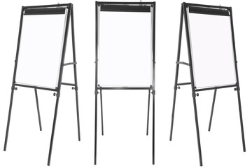 flip chart isolated on white