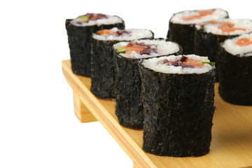 served rolls on white