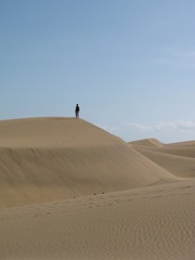 Fototapeta na wymiar Einsamkeit in der Wüste