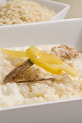 Rice pudding. Arroz con leche.