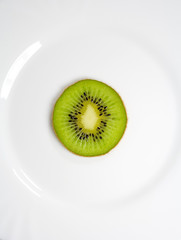 Kiwi on a plate