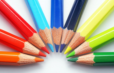 Farbige Buntstifte - Crayon Colours