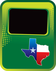 texas state green halftone template