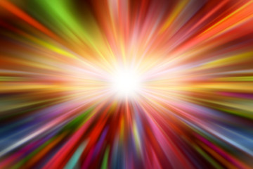 Abstract colorful lines rays background - obrazy, fototapety, plakaty
