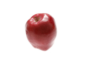 An apple isolated on white.