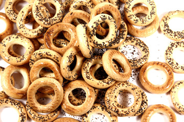 bagel with poppy seeds